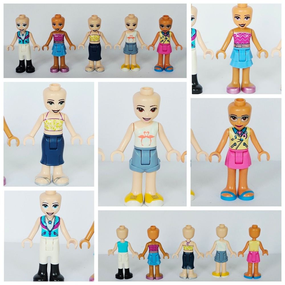 LEGO Friends Mini-doll Figures Lot of 5 Andrea Emma Olivia Heartlake City Figure